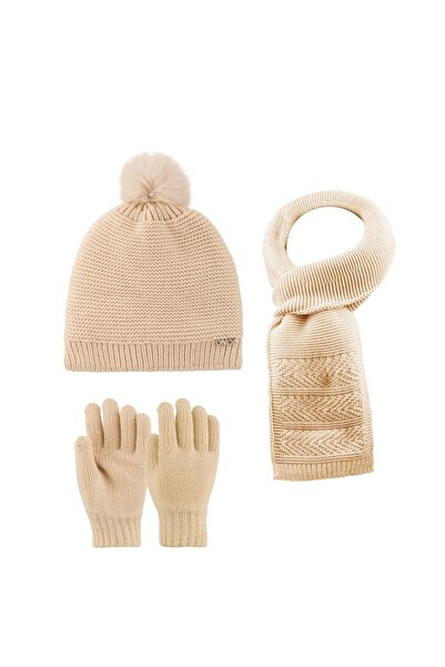 Kitti Knitted beanie glove set