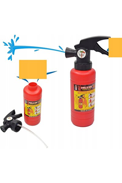 NO BRAND Costum de pompier + accesorii 7-9 ani