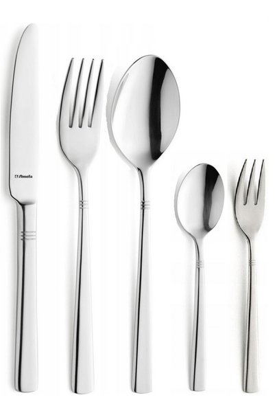 Amefa 500 STUSS Oțel inoxidabil Set Dakota Fără nichel Modern pentru 100 de p...