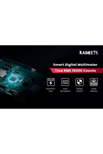 Kaiweets Multimetru Digital KM601S True-RMS + Lanternă [Certificat.