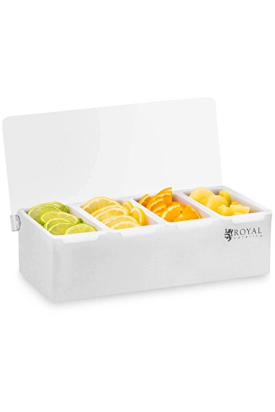 Royal Catering Recipiente din polipropilenă pentru aditivi alimentari, 4 bucă...