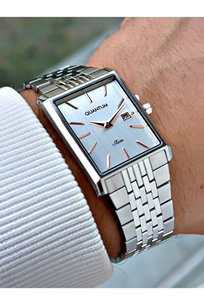 Quantum Special Design Silver Color Sapphire Crystal Glass Slim Complete Stee...