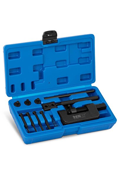 MSW MOTOR TECHNICS Kit de scule pentru lanț de motocicletă: Presă de lanț și ...
