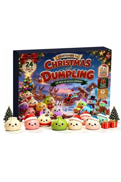 Generic Brand Calendar de Advent Squishy 2026, 24 de mini jucării surpriză Fi...