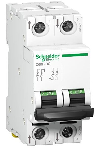 Schneider Electric Disjunctor 2P C 16A 10kA DC C60H-DC-C16-2 SCHNEIDER A9N61531