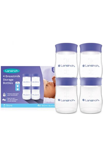 Lansinoh Borcane pentru depozitarea alimentelor 4 bucăți