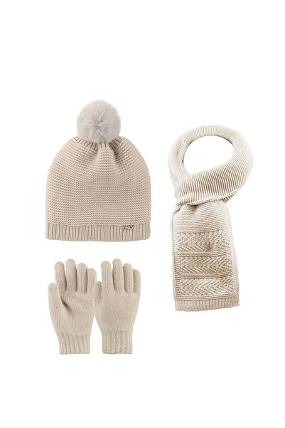 Kitti Knitted beanie glove set