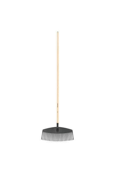 FiSKARS Greblă pentru frunze, mâner din lemn