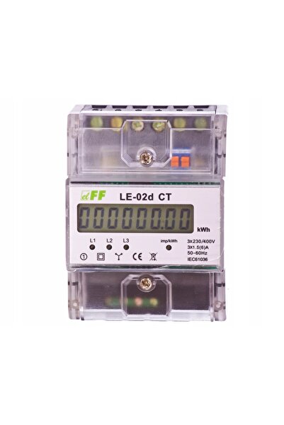 F&F DİZAYN CONTOR DE ENERGIE ELECTRICĂ 3F F&F LE-02D-CT