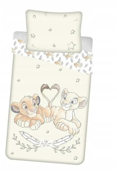 Jerry Fabrics Lenjerie de pat fosforescentă 140x200 Regele Leu 2305