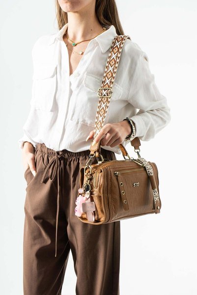 571 Collections Çanta حقيبة ظهر وحقيبة كتف وحقيبة يد متعددة الوظائف من الجلد ...