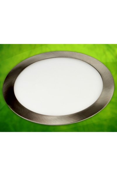 Bowi Panou LED rotund 15W 230V argintiu WW