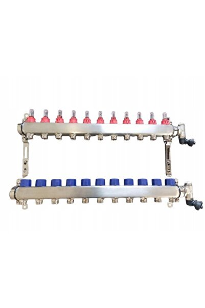 NO BRAND Distribuitor cu 11 căi INOX Rotametre Robineți Actuatoare 230V Fitin...