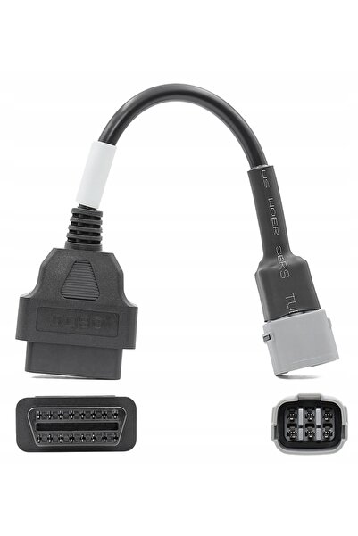 NO BRAND Adaptor cablu OBD2 cu 6 pini pentru motociclete marca Suzuki