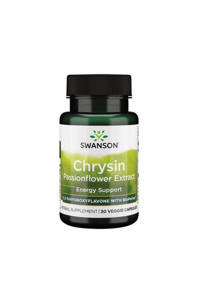 SWANSON Extract de Floarea Pasiunii Chrysin 505 mg - Supliment din Plante, 30...