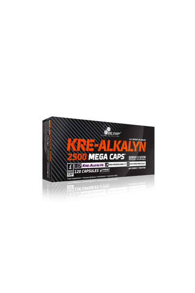 Olimp Kre-Alkalyn Mega Caps 2500mg - Creatină Tamponată, 120 capsule