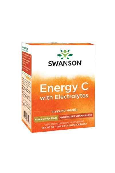 SWANSON Energy C cu Electroliți - Aromă de Portocale - Electroliți