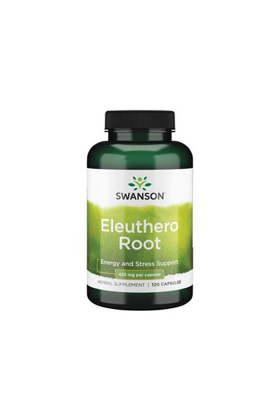 SWANSON Rădăcină de Eleuthero 425mg - Supliment din plante, 120 capsule