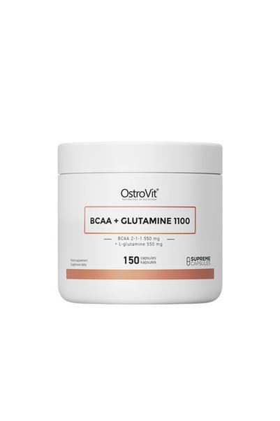 Ostrovit PHARMA BCAA + Glutamine 1100 - Aminoacizi BCAA, 150 capsule