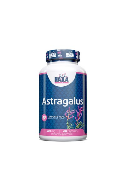 haya labs Astragalus 500mg - Supliment din Plante, 60 capsule