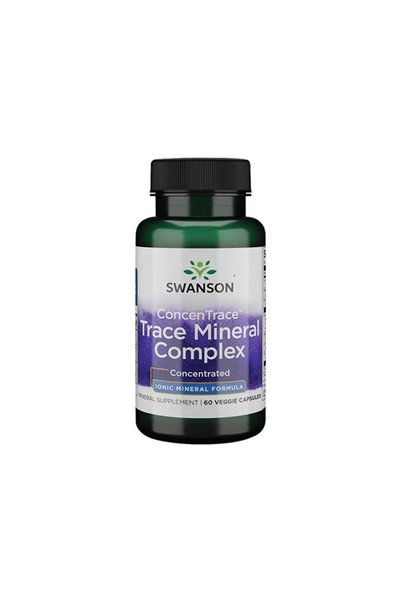 SWANSON ConcenTrace Trace Mineral Complex - Supliment cu Minerale, 60 capsule...
