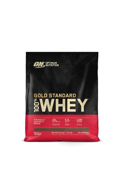 Optimum Nutrition 100% Whey Gold Standard - Proteină din Zer, Vanilie, 4.5 kg
