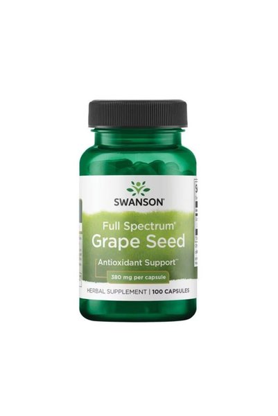 SWANSON Spectru Complet din Semințe de Struguri 380 mg - Supliment din Plante...