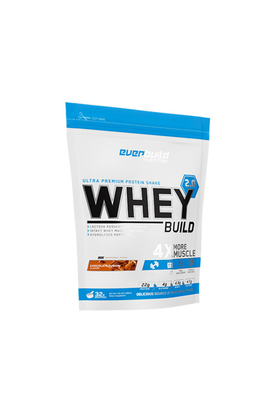 EverBuild Nutrition EVERBUILD Whey Build 2.0 - Proteine din Zer, Caramel Săra...