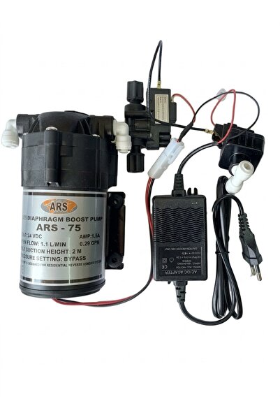 Su Arıtma Cihazı 75GPD Elektrik Bağlantılı Basınç Pompası Tam Set