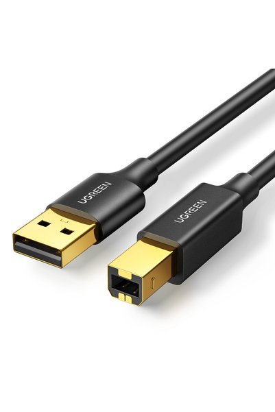 Ugreen كابل طابعة من USB-A إلى USB-B، USB 2.0، بطول 5 متر