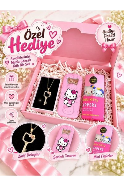 deryora Hello Kitty Özel Hediye Seti Şık Tasarım Sevimli Hediye Paketi