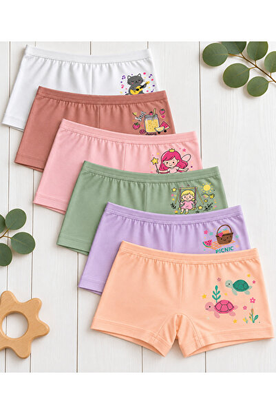 Panfilia 95% Cotton % Cotton Stretch Fabric Combed Cotton Girls' Boxer Set of...