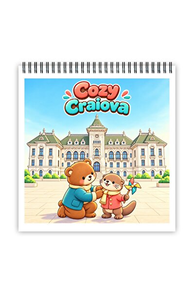Legendary Gifts Carte de colorat, 50 de ilustrații Cozy Craiova, 106 pagini, ...