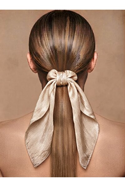 LİNACO Bowknot Ribbon Hair Clip - Long Bow Elastic Hair Clip