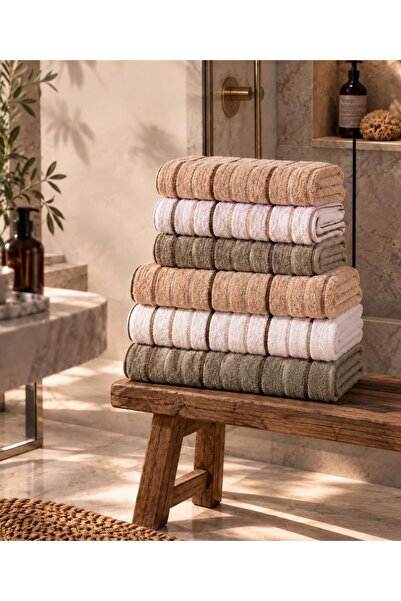 calove Set de prosoape de baie din bumbac Sera, 6 piese – prosoape pentru cor...