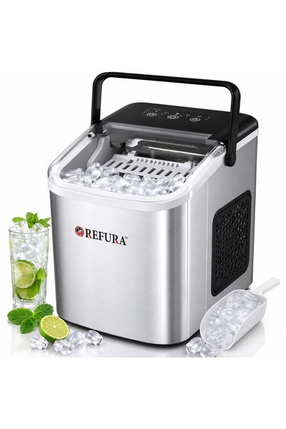 Generic Refura Portable Ice Maker, 1.1L Water Tank, 10kg/24h Ice Production, ...