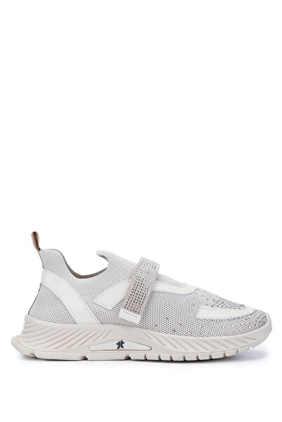 Tamer Tanca Women's Textile Beige Sneakers & Sports Shoes