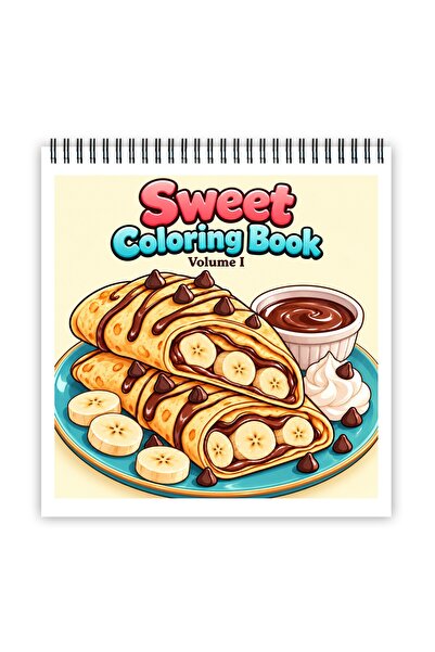 Legendary Gifts Carte de colorat, 45 de ilustrații Sweet Coloring Book - Volu...