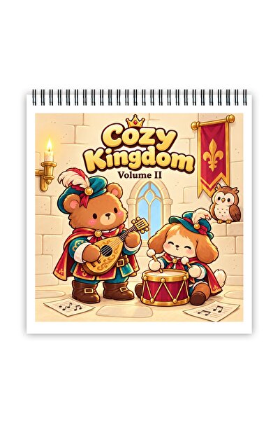Legendary Gifts Carte de colorat, 50 de ilustrații Cozy Kingdom - Volumul II,...