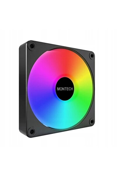 MONTECH Ventilator GF120R V2 ARGB PWM Reverse Black 120mm