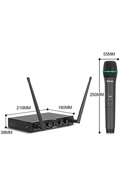 DEBRA Set de microfoane wireless UHF AU400 Audio Pro M2397