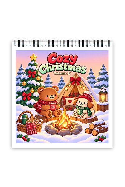 Legendary Gifts Carte de colorat, 50 de ilustrații Cozy Christmas - Volumul I...