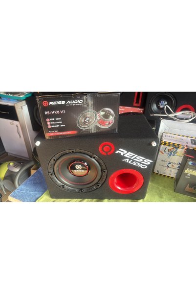 woodstar 20cm-300Rms çift bobin kabinli Bass