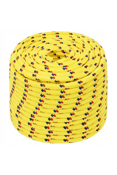 NO BRAND Frânghie din polipropilenă 12mm 25M, împletită, pentru barcă cu vele...