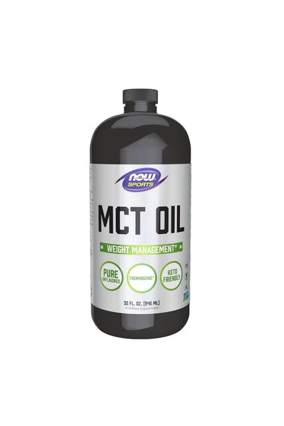 Now Foods Now MCT 100 Pure Unflavored Medium Chain Triglyceride Oil 946mL