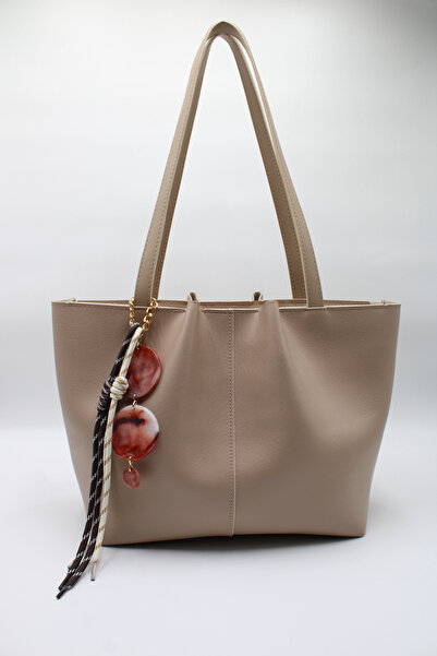 LASSO Women's Beige Large Size Zippered Hand, Arm and Shoulder Bag with Laces...