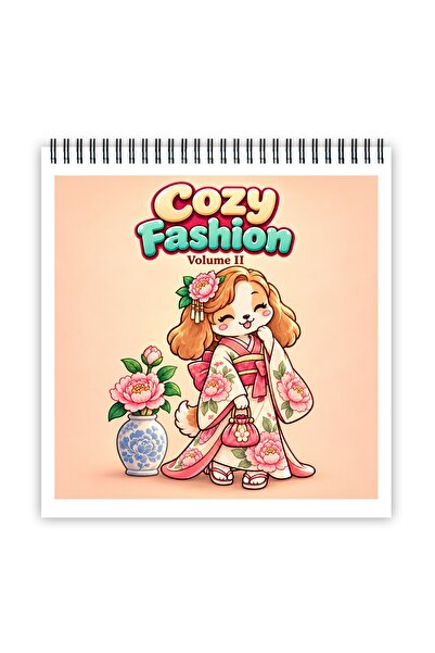 Legendary Gifts Carte de colorat, 45 de ilustrații Cozy Fashion - Volumul II,...