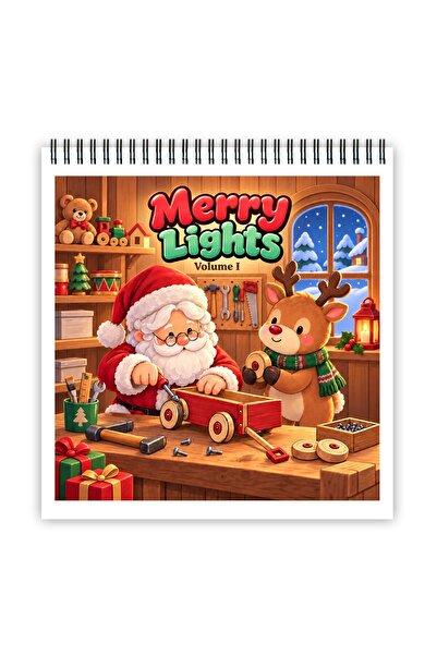 Legendary Gifts Carte de colorat, 50 de ilustrații Merry Lights - Volumul I, ...