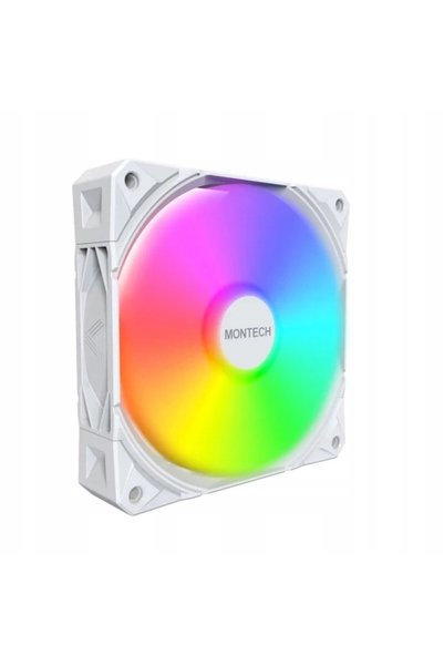 MONTECH Ventilator E28 ARGB PWM Alb 120mm