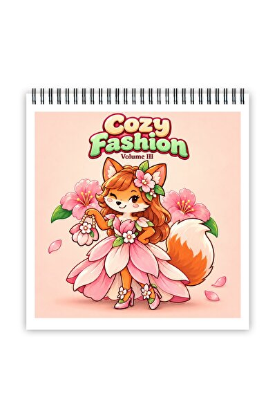 Legendary Gifts Carte de colorat, 45 de ilustrații Cozy Fashion - Volumul III...